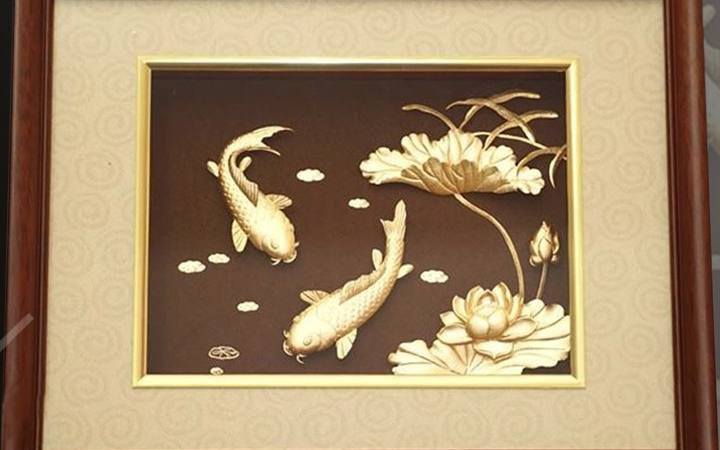 Tranh mạ vàng